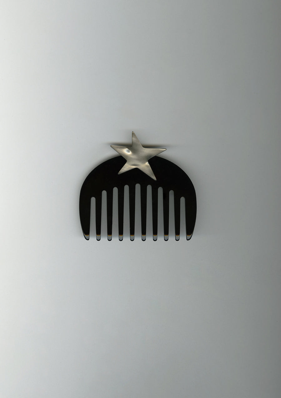 Vega Nacre Star Comb – Merrma, handmade in Paris