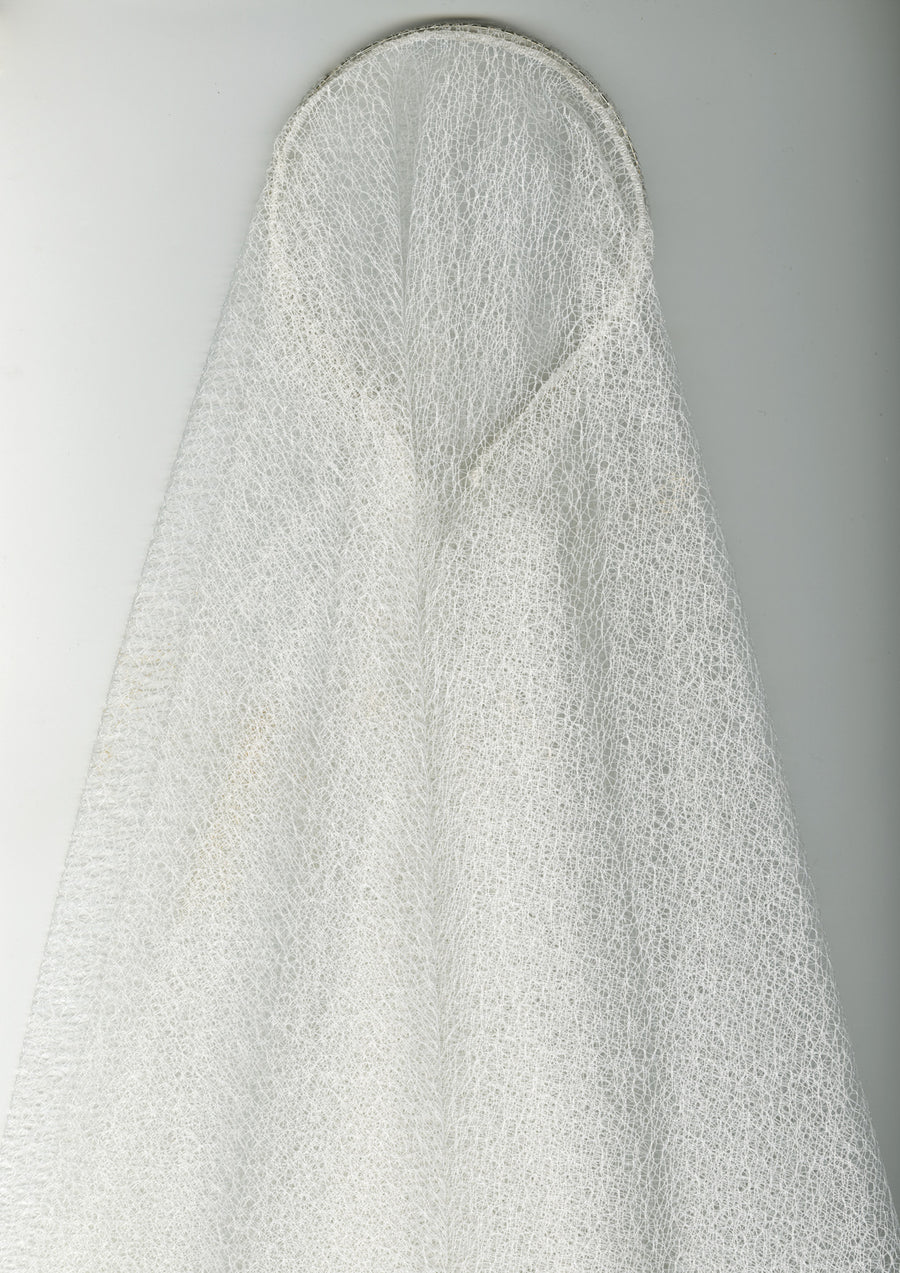 White Whisper Lace Veil – Merrma, handmade in Paris