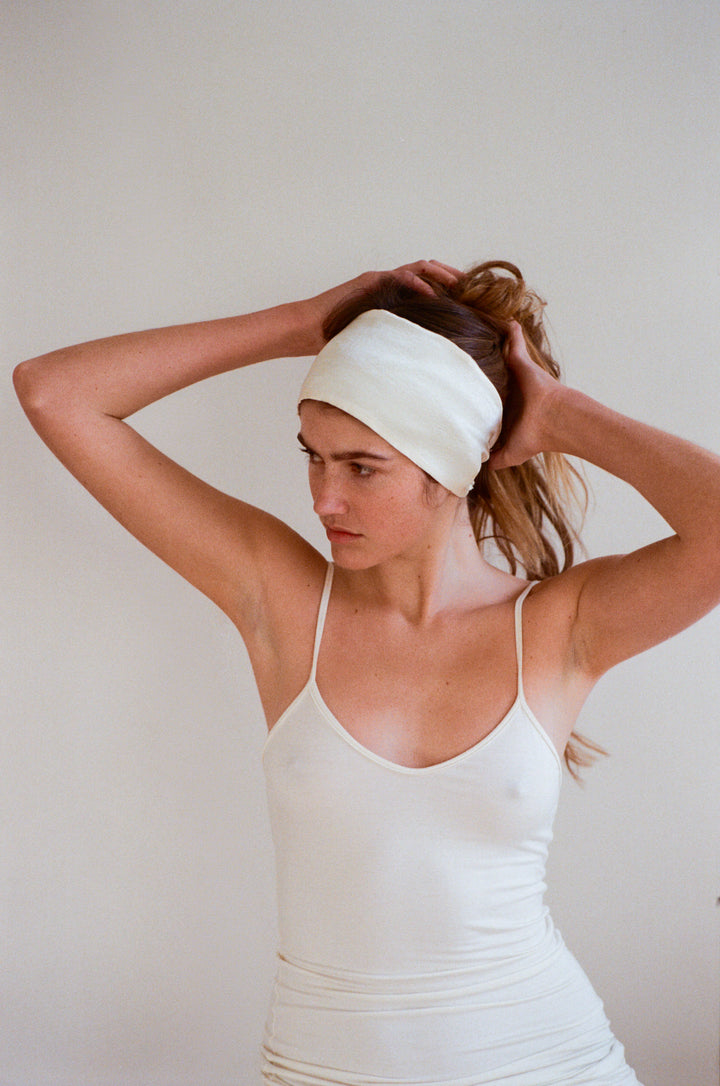 Wisp Silky Froisse Headband – Merrma, handmade in Paris